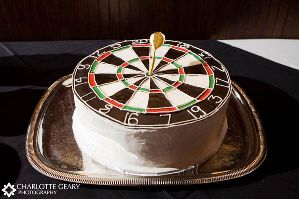 Dartboard cake