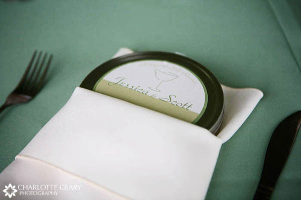 Personalized margarita salt at a Cinco de Mayo wedding