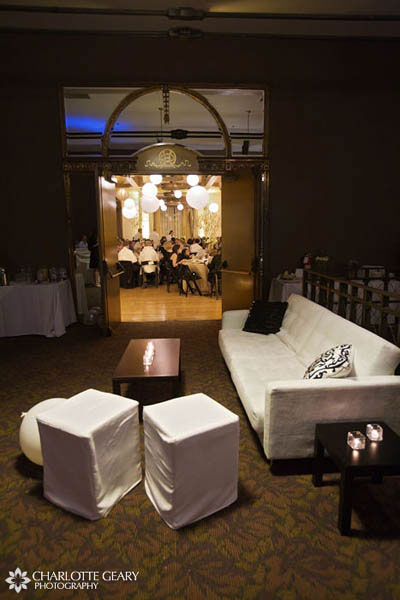 Lounge area outside ballroom
