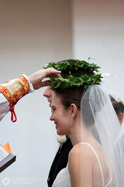 Olive branch wedding crowns