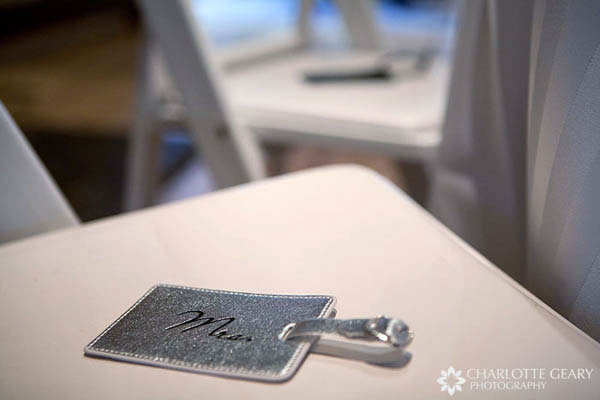 Mr. and Mrs. luggage tags