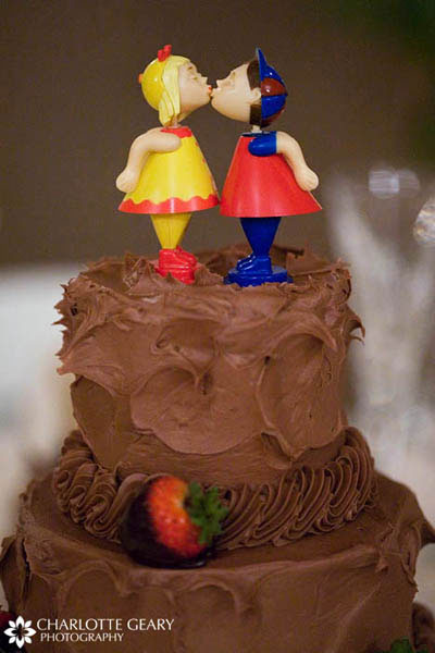 Doll cake topper