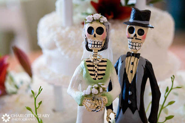 Day of the Dead cake topper