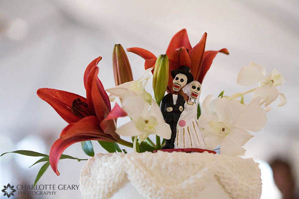 Day of the Dead doll cake topper