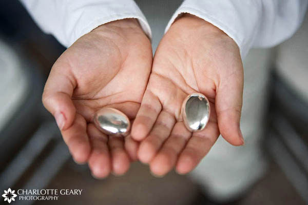 Silver jordan almonds