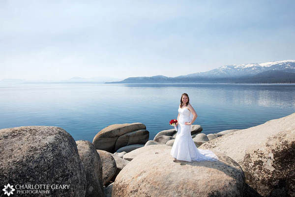 Bride at Lake Tahoe