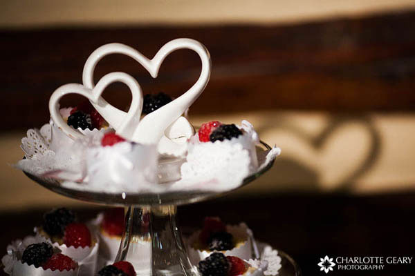 Heart cake topper