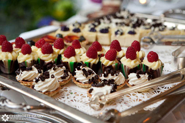 Platter of desserts