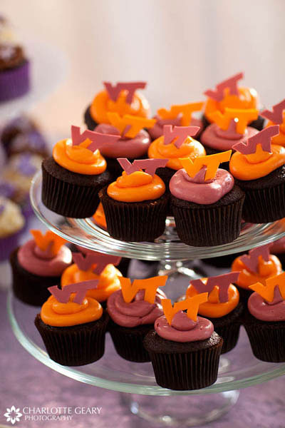 Cupcakes with the groom