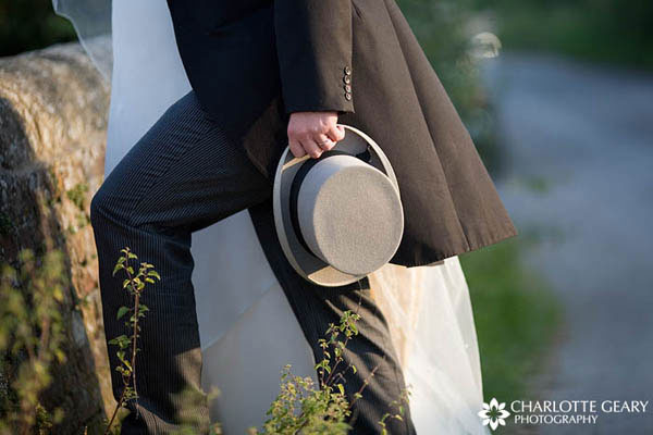 Gray top hat