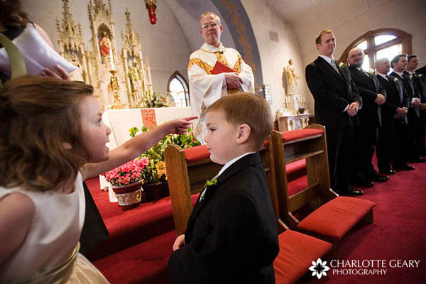 This ring bearer didn
