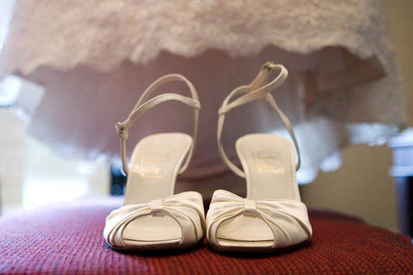 Ivory wedding shoes 
