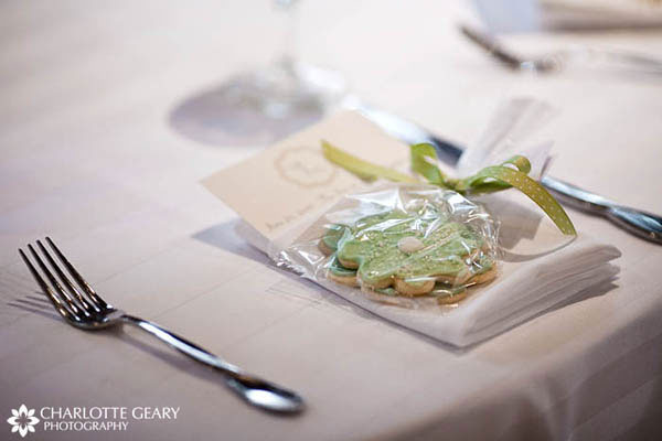 Sugar cookie wedding favors
