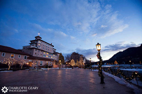 The Broadmoor in Colorado Springs, Colorado at Christmastime